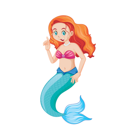 Mermaid 3D Illustration