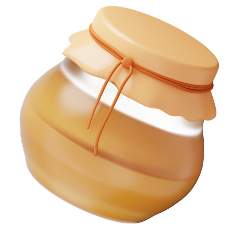 Mermelada de miel  3D Icon
