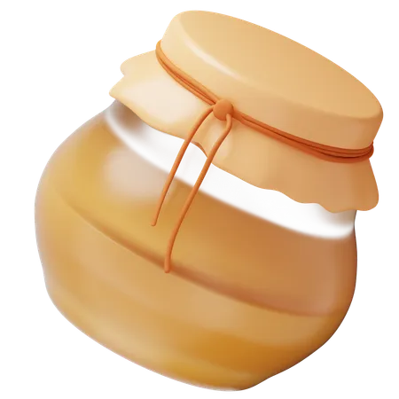 Mermelada de miel  3D Icon
