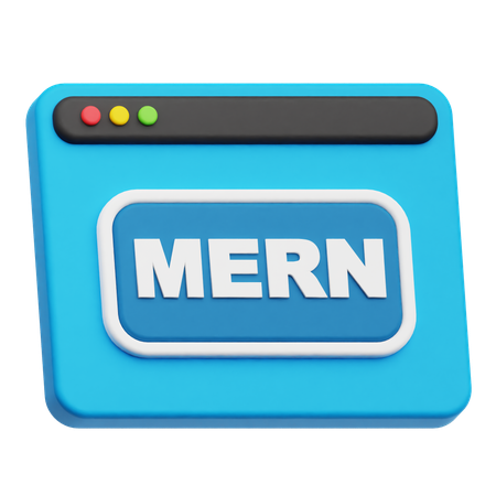 Mern Website  3D Icon