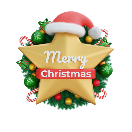 Merry Christmas  3D Icon