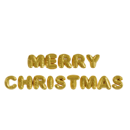 Merry Christmas  3D Icon