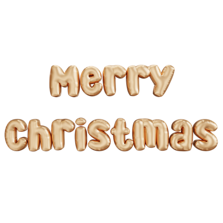 Merry Christmas  3D Icon