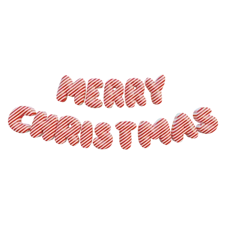 Merry Christmas 3D Icon