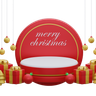 merry christmas podium graphics