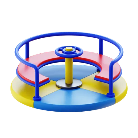 Merry Go Round  3D Icon