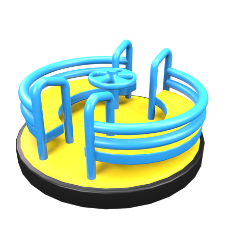 メリーゴーランド  3D Icon