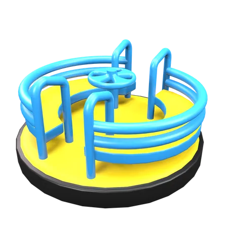 メリーゴーランド  3D Icon