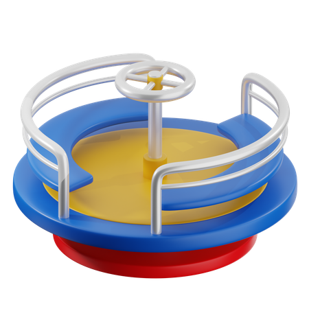 Merry Go Round  3D Icon