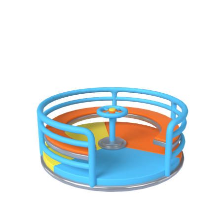 Merry Go Round  3D Icon