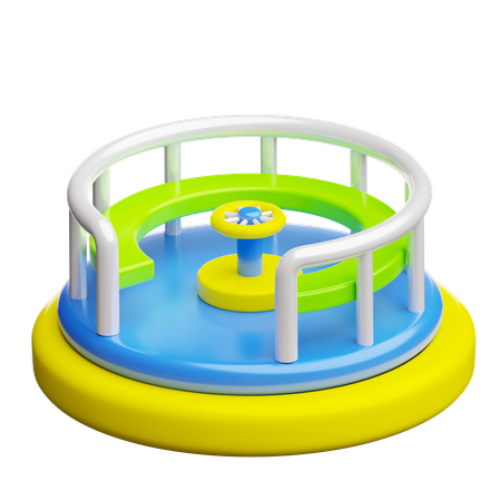 Merry Go Round  3D Icon