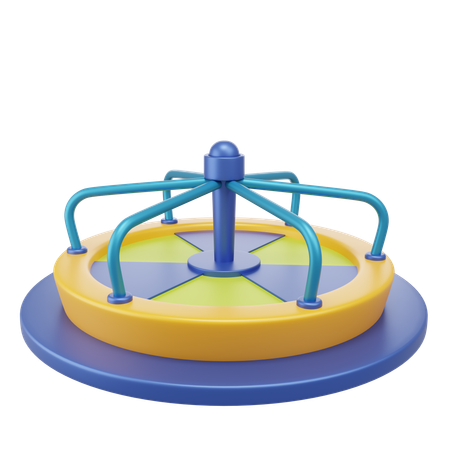 Merry Go Round  3D Icon