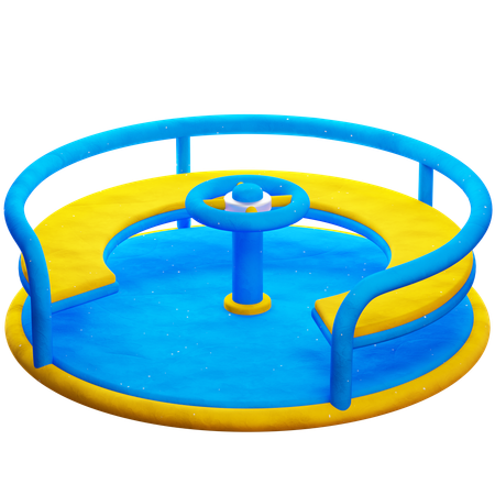 Merry go Round  3D Icon