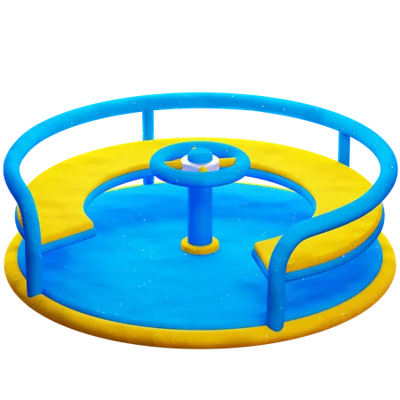 Merry go Round  3D Icon