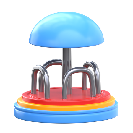 Merry Go Round  3D Icon