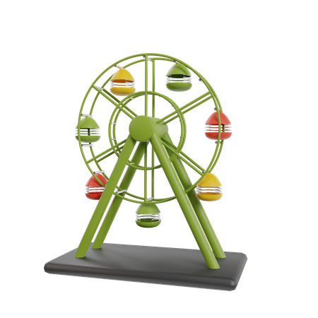 Merry Go Round  3D Icon