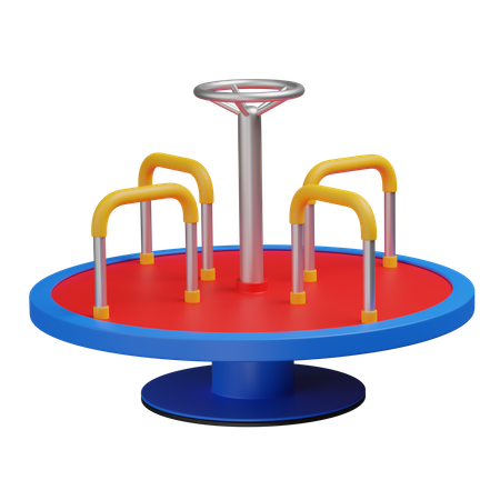 Merry go round  3D Icon