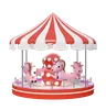 Merry go round carousel