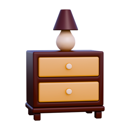 Cama-mesa  3D Icon