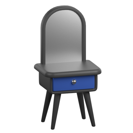 Mesa de barbero  3D Icon