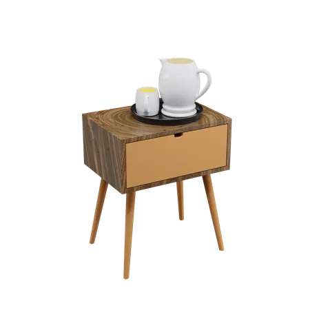 Mesa de cabeceira  3D Icon