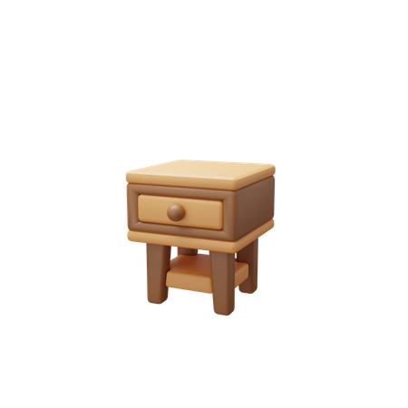 Mesa de cabeceira  3D Icon