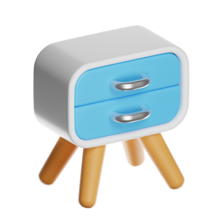 Mesa de cabeceira  3D Icon