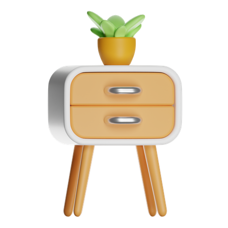 Mesa de cabeceira  3D Icon