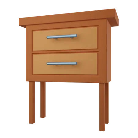 Mesa de cabeceira  3D Icon