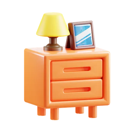 Mesa de cabeceira  3D Icon