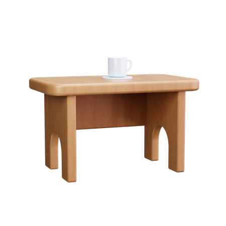 Mesa de centro  3D Icon