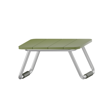 Mesa de camping  3D Icon