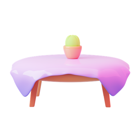 Mesa de café  3D Icon