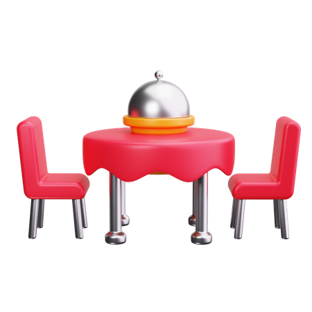 Mesa de comedor  3D Icon