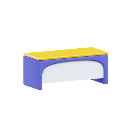 Mesa de trabalho  3D Icon