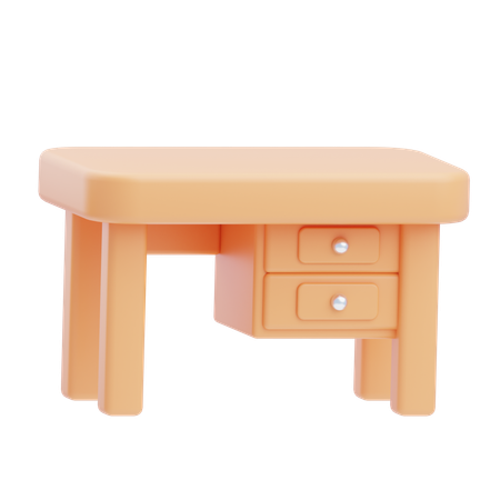 Mesa de trabalho  3D Icon