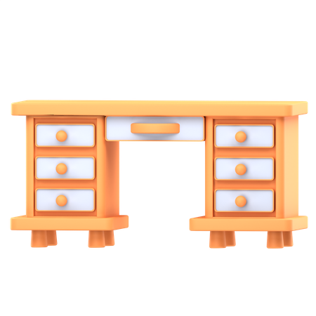 Mesa de trabalho  3D Icon