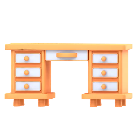 Mesa de trabalho  3D Icon