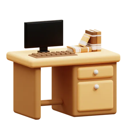 Mesa de estudio  3D Icon