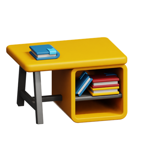 Mesa de estudio  3D Icon