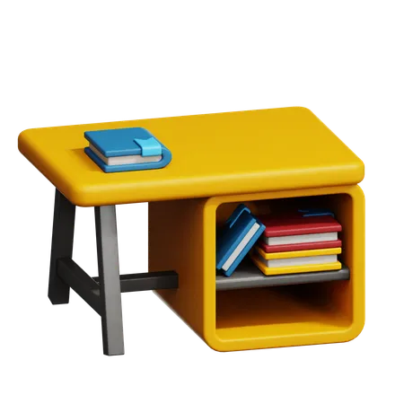 Mesa de estudio  3D Icon