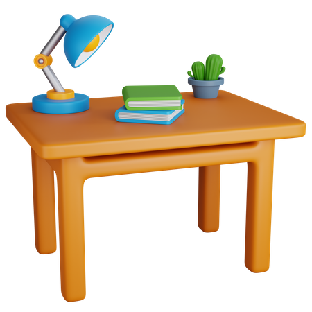 Mesa de estudio  3D Icon