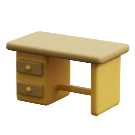 Mesa de estudo  3D Icon