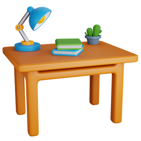 Mesa de estudo  3D Icon