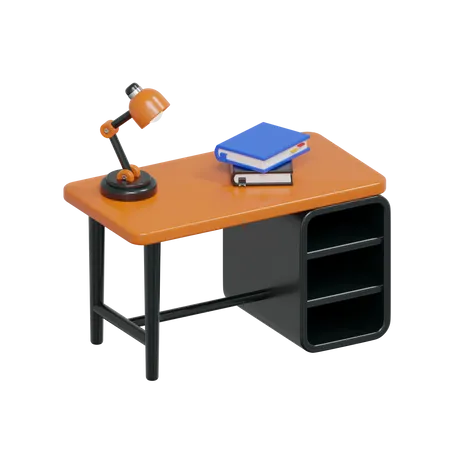 Mesa de estudo  3D Icon