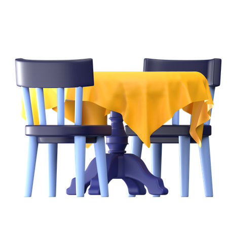 Mesa de jantar  3D Icon