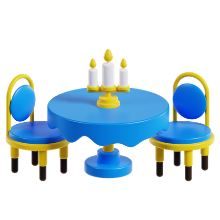 Mesa de jantar  3D Icon