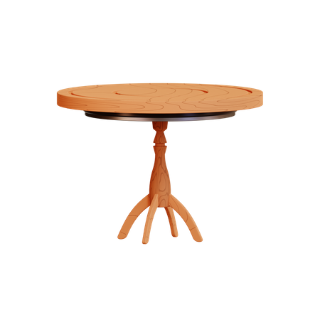 Mesa de jantar  3D Illustration