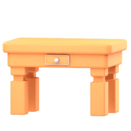 Mesa de madeira  3D Icon