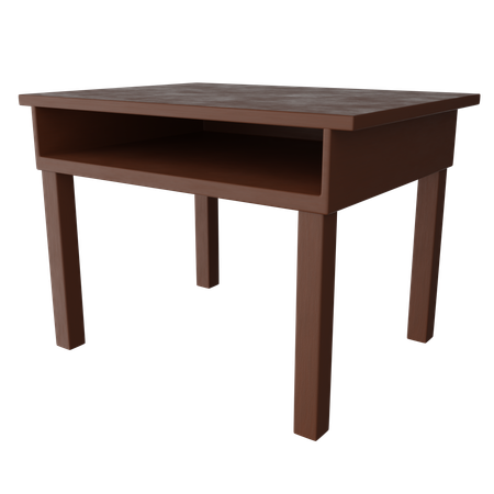 Mesa de madeira  3D Icon